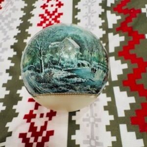 Currier & Ives Collection- Early Winter Authentic Reproduction of Print